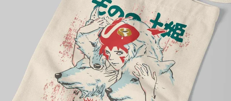 Ecobag Studio Ghibli Princesa Mononoke
